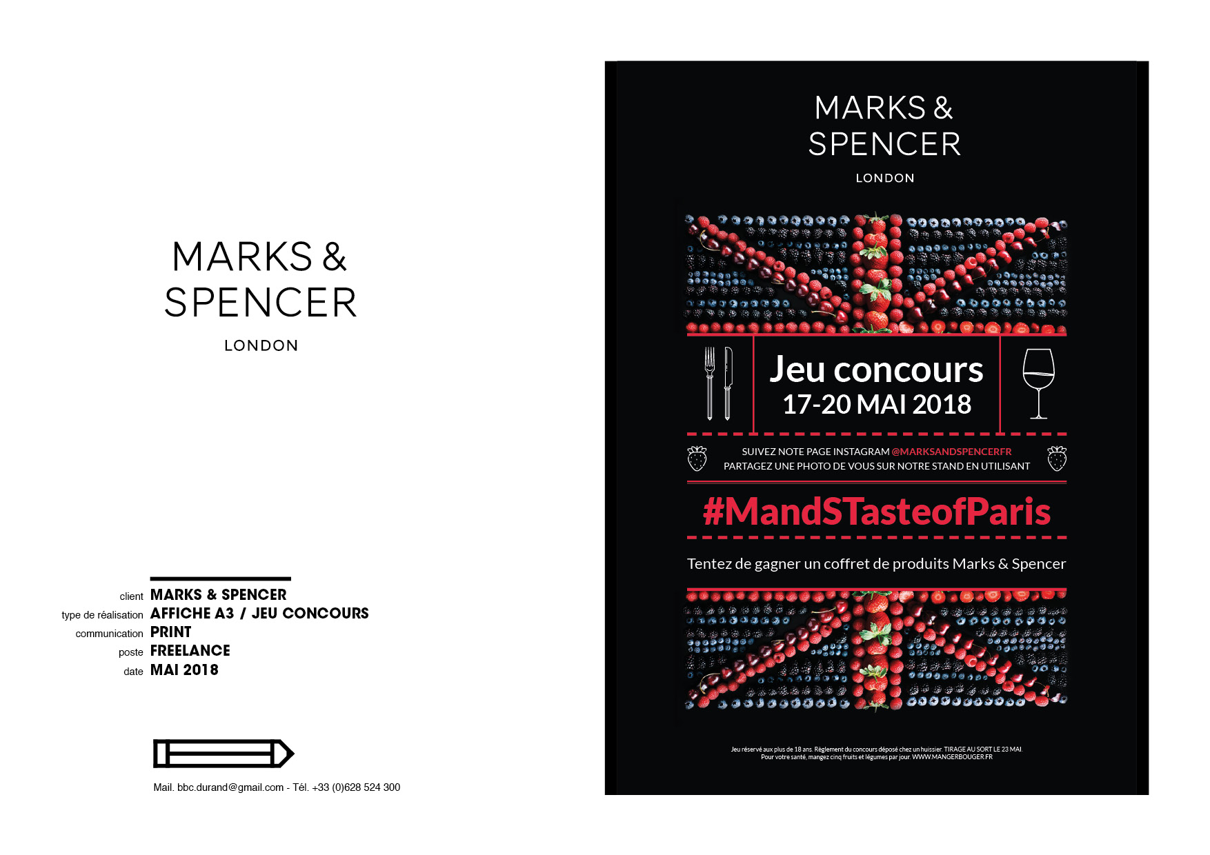 Marks & Spencer - communication print