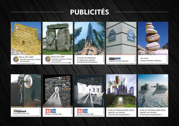 Réalisation de pages de publicités - 2008