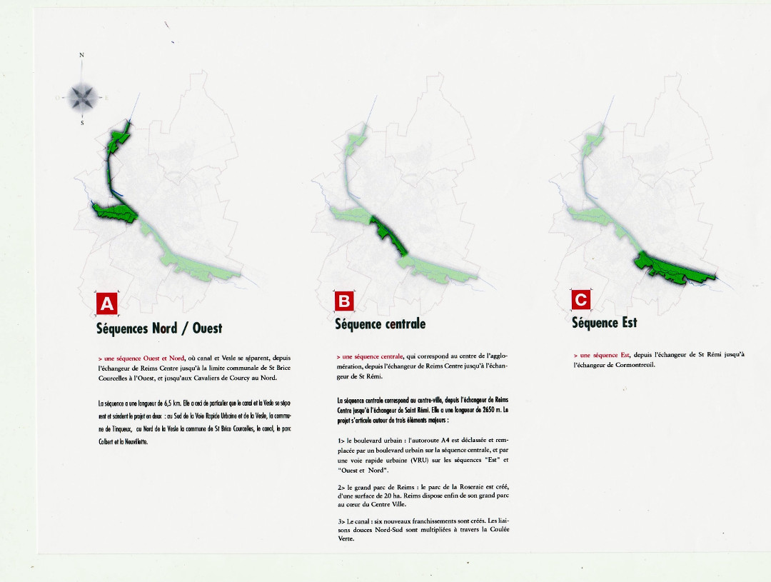 Cartographie coulée verte