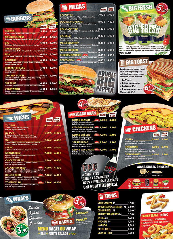 Menu Fast Food