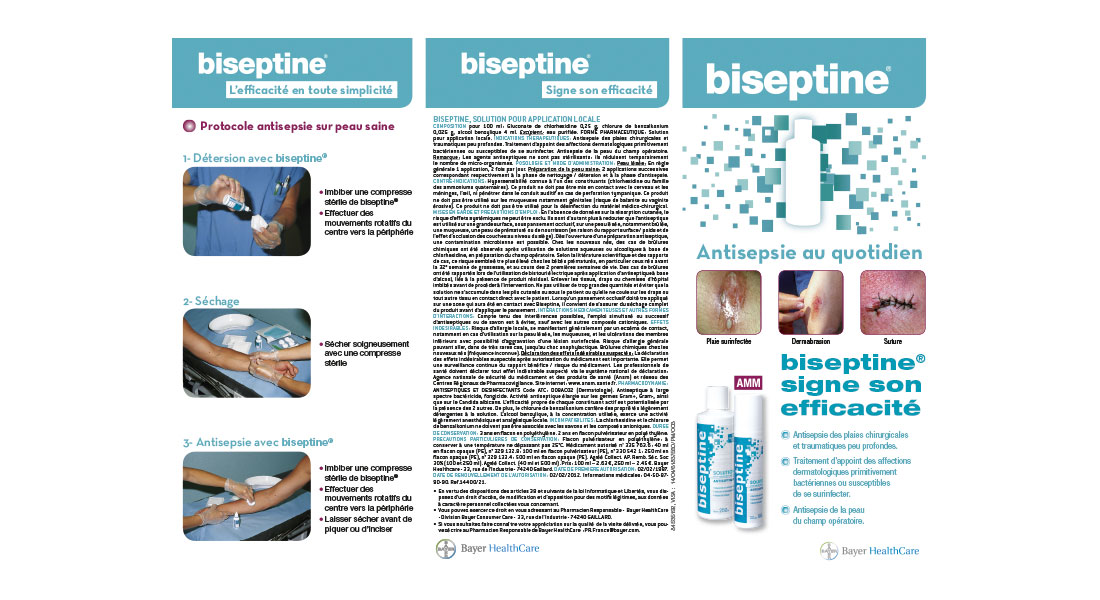 Dépliant Bisontine pour Bayer Healthcare SAS