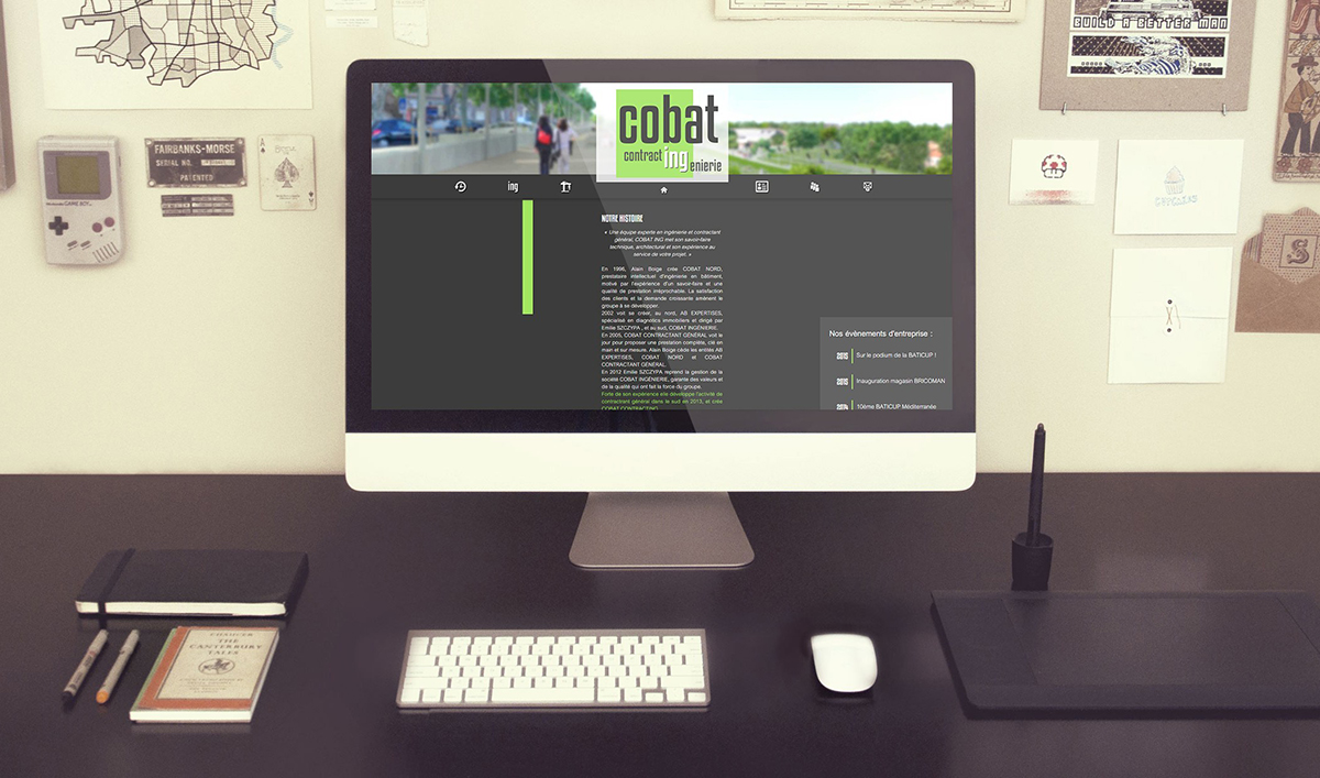 Création site web (maquette & développement |