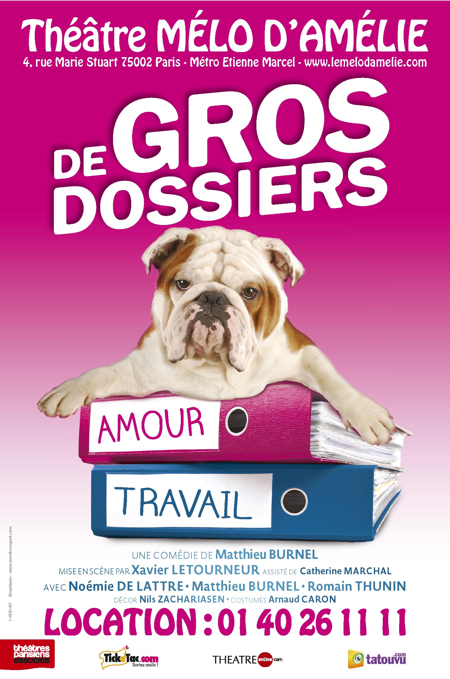 De gros dossiers // Affiche / Flyer / Dossier de presse