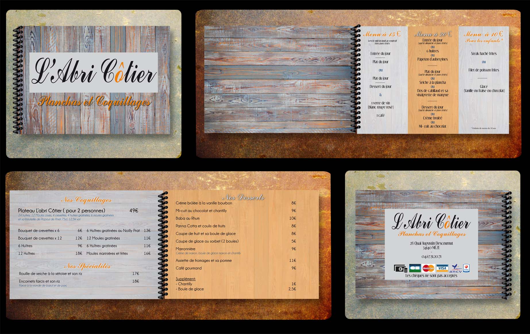 Création d'un menu