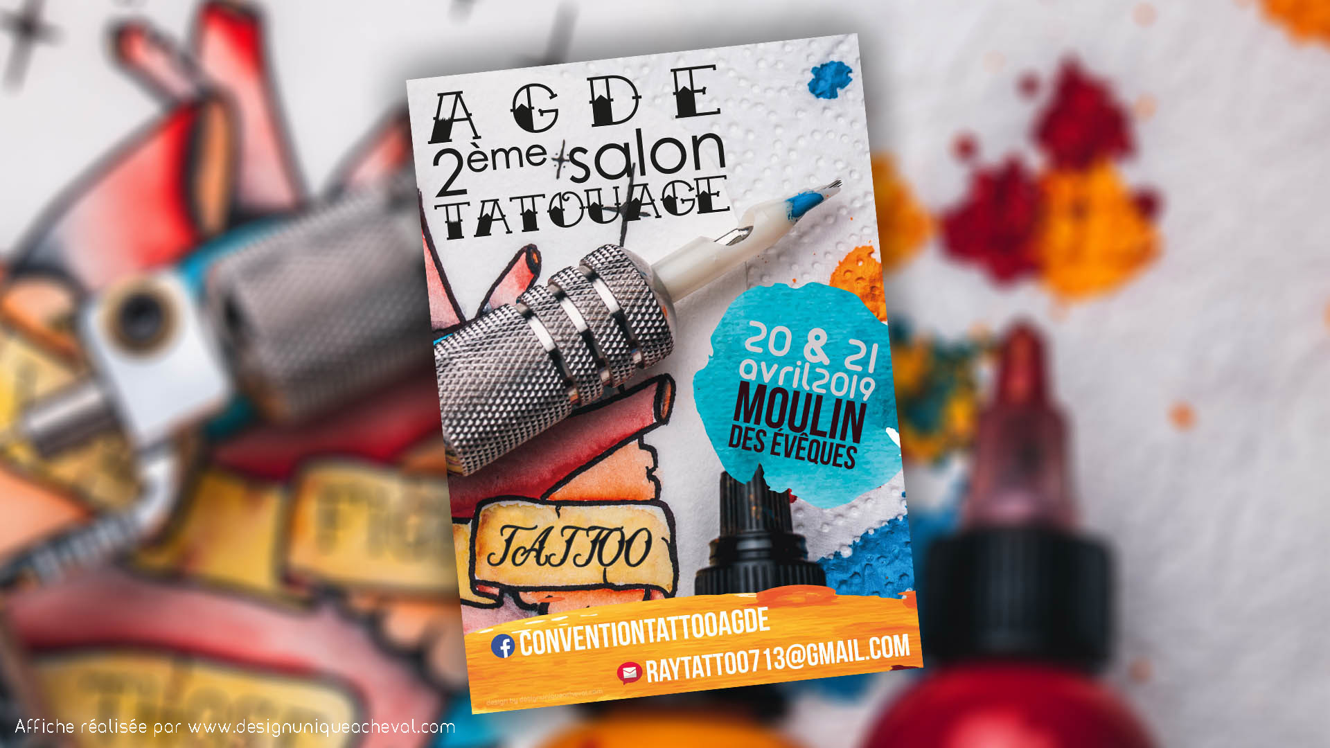 Affiche Convention du Tatoutage Agde