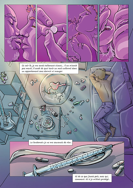 Bande-dessinée de sensibilisation au VIH
