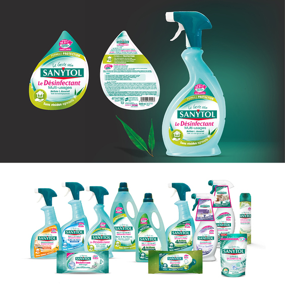 Exécution packagings Sanytol