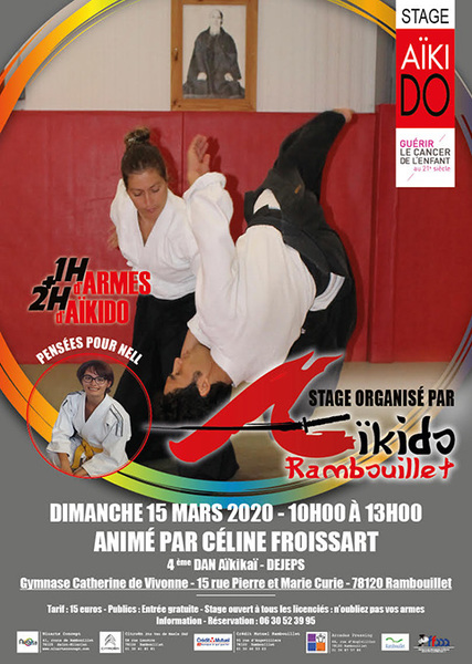 Affiche stage Aikido - Club Rambouillet -