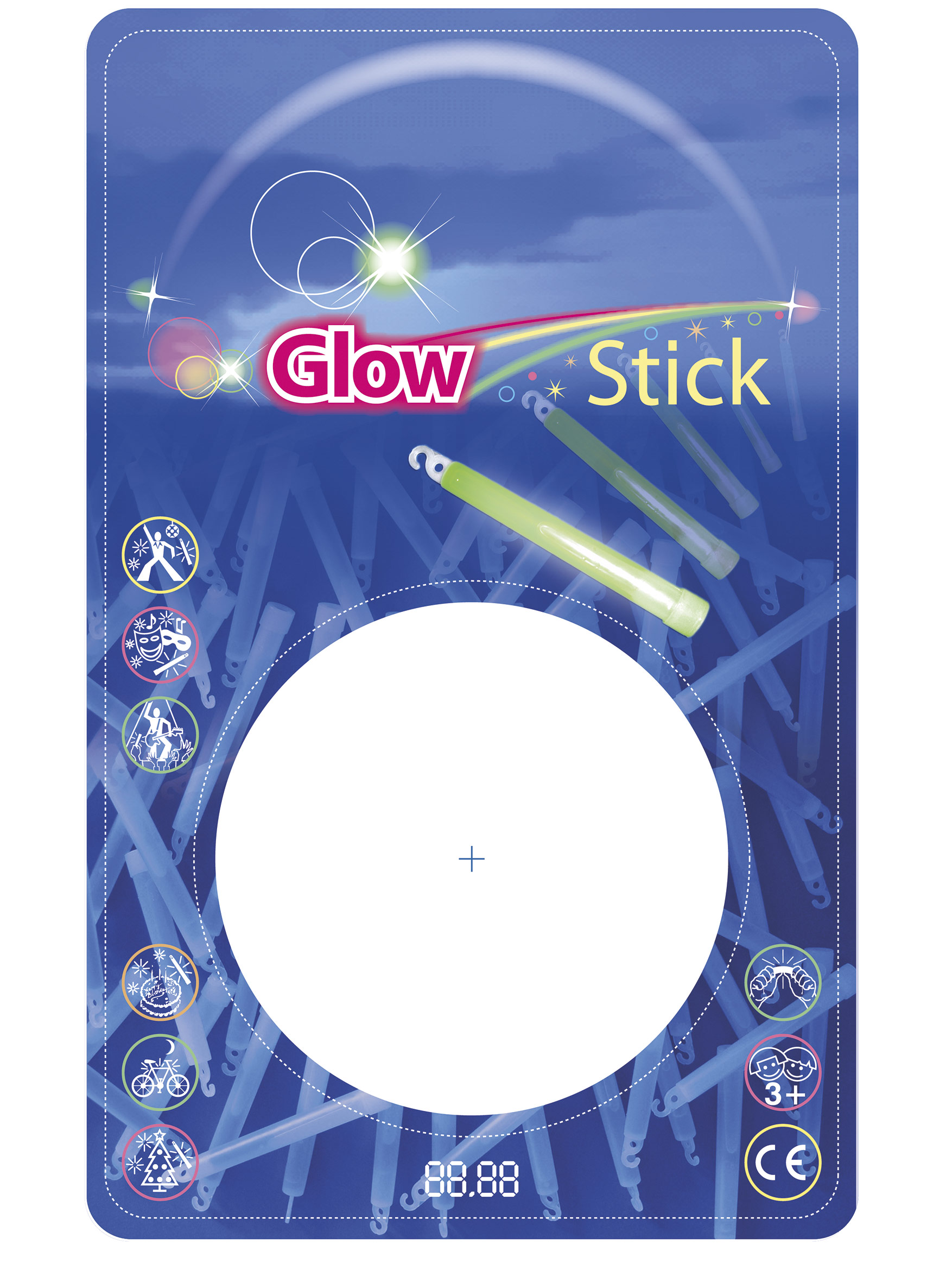 Packaging Glow Stick pour la société OMNIGLOW