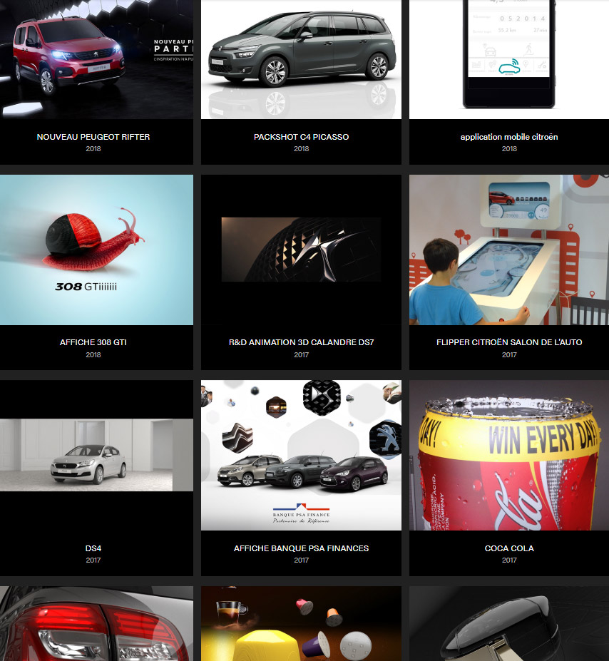 mon portfolio sur behance