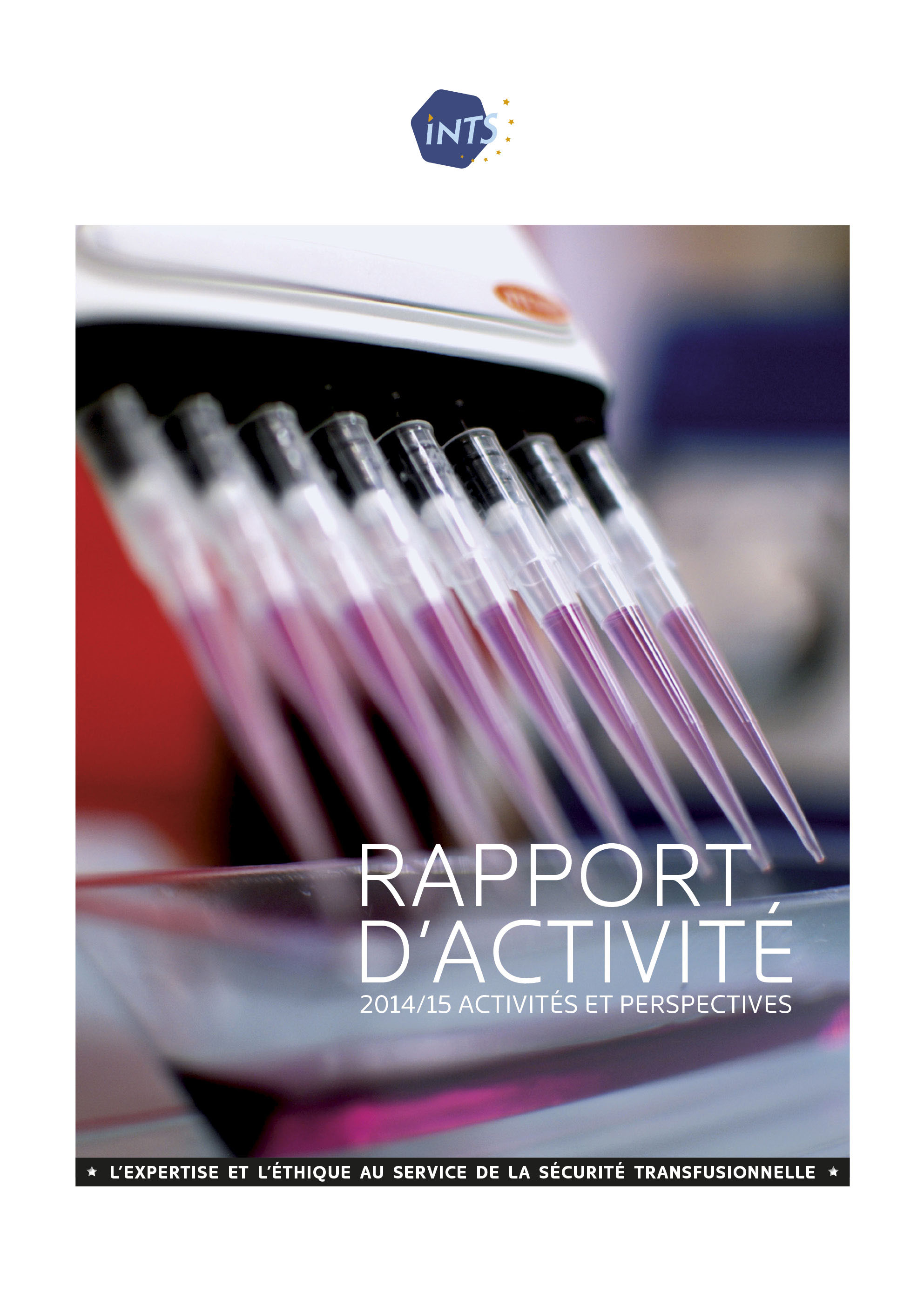 Institut National de Transfusion Sanguine // Rapport d'activité 68 p.