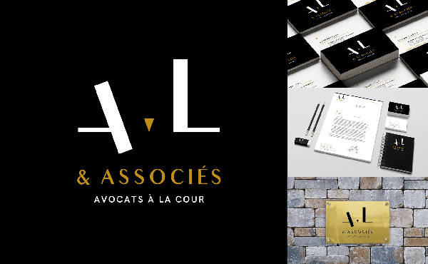 Conception d'une identité visuelle pour un cabinet d'avocats