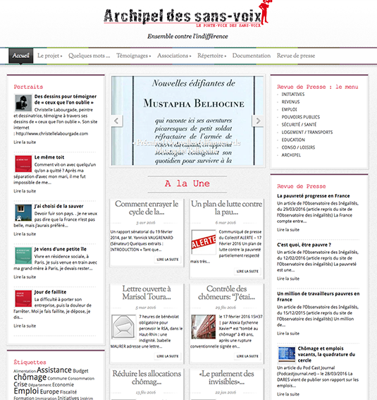Création d'un site avec wordpress