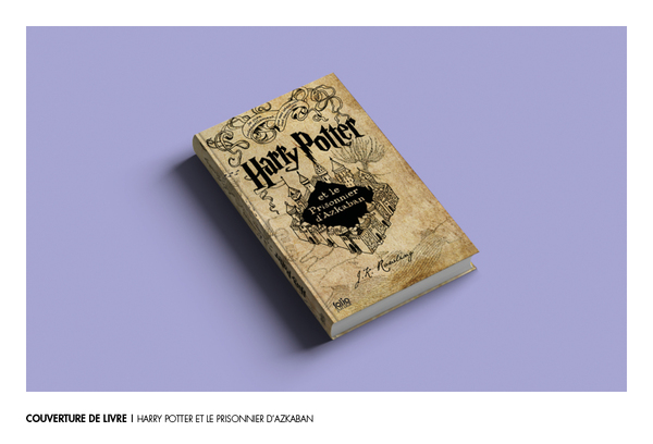 COUVERTURE DE LIVRE | HARRY POTTER ET LE PRISONNIER D’AZKABAN