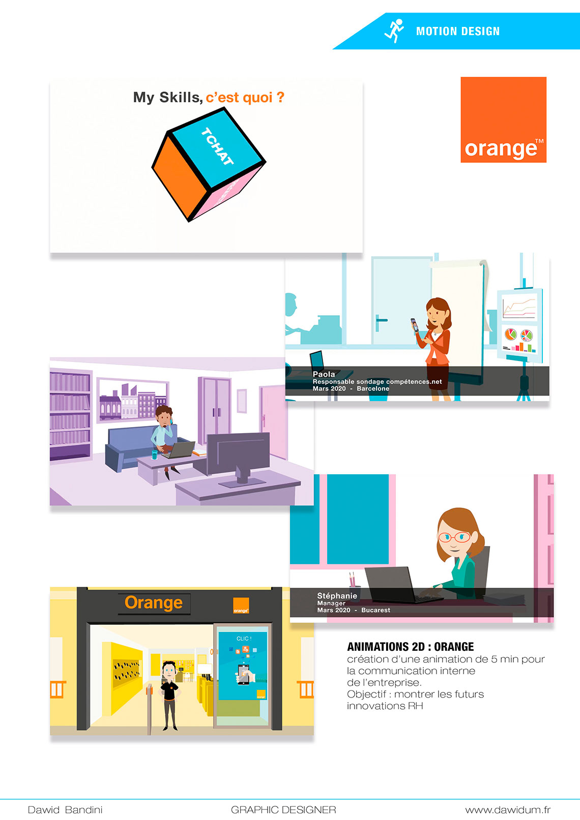 Motion Design : Orange