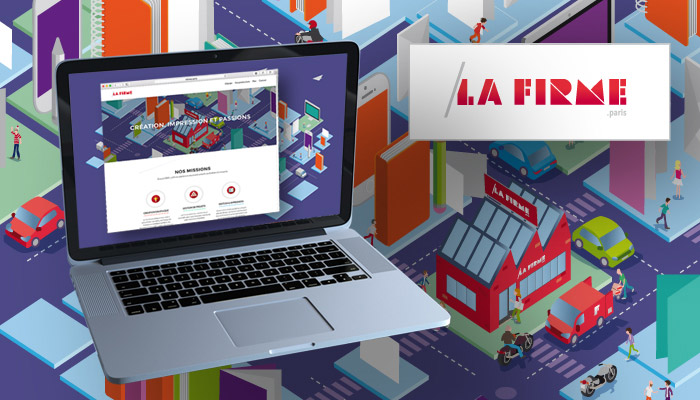 La Firme Image de marque, illustration, site internet