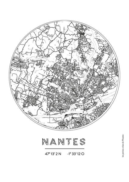 Affiche des rues de Nantes