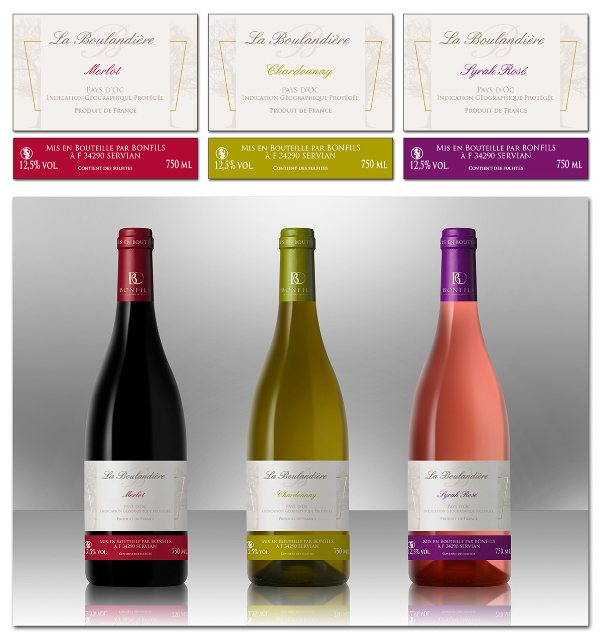 Etiquettes de Vin - La Boulandière