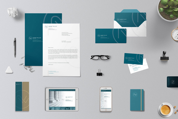 identité visuelle cabinet d'avocats Williot