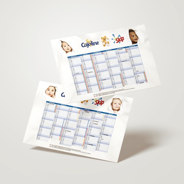 Calendrier Cajoline & Skip