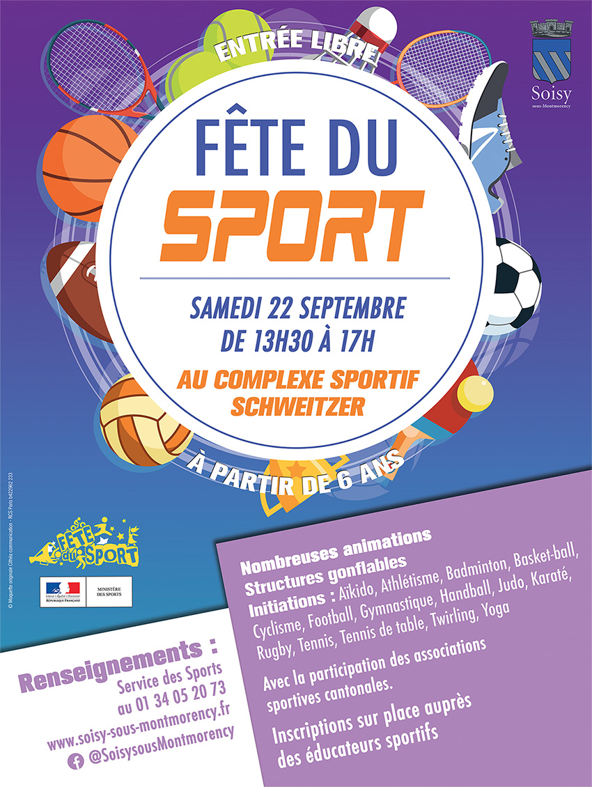 Affiche Fte du Sport