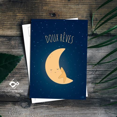 Carte postale Lune