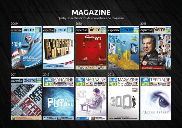 Couverture magazine Immoweek - 2009-2013