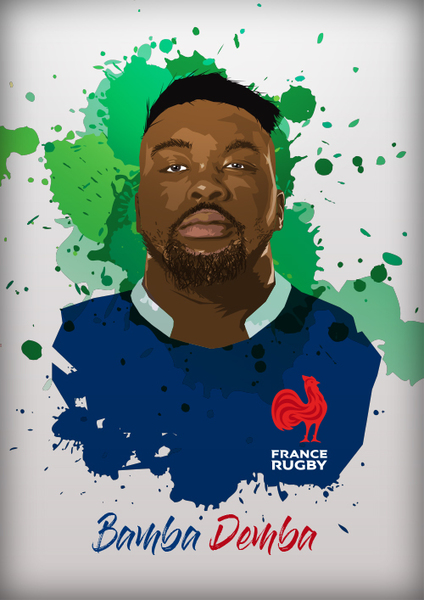 ILLUSTRATION // RUGBY02 / Bamba Demba