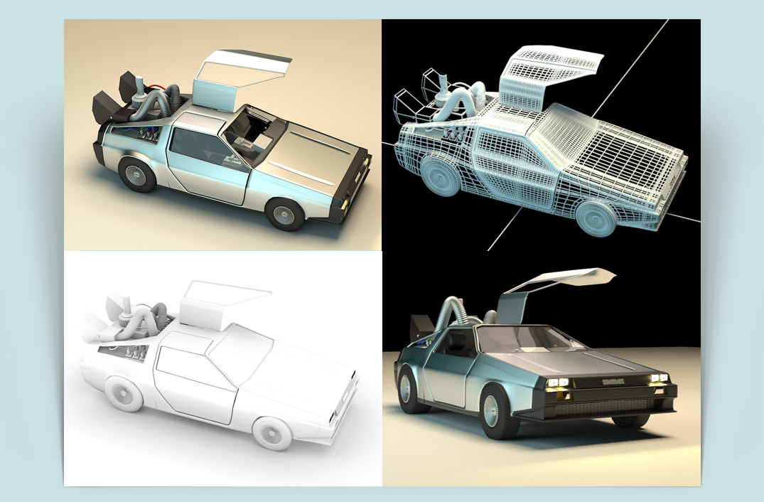 DE LOREAN / 3D