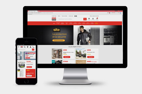 UX & Web Design - Homepage Brico Dépôt