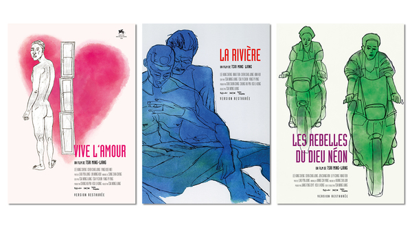 3 affiches pour la rtrospective Tsai Ming-liang