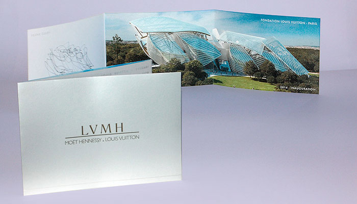 Carte de vœux du groupe LVMH