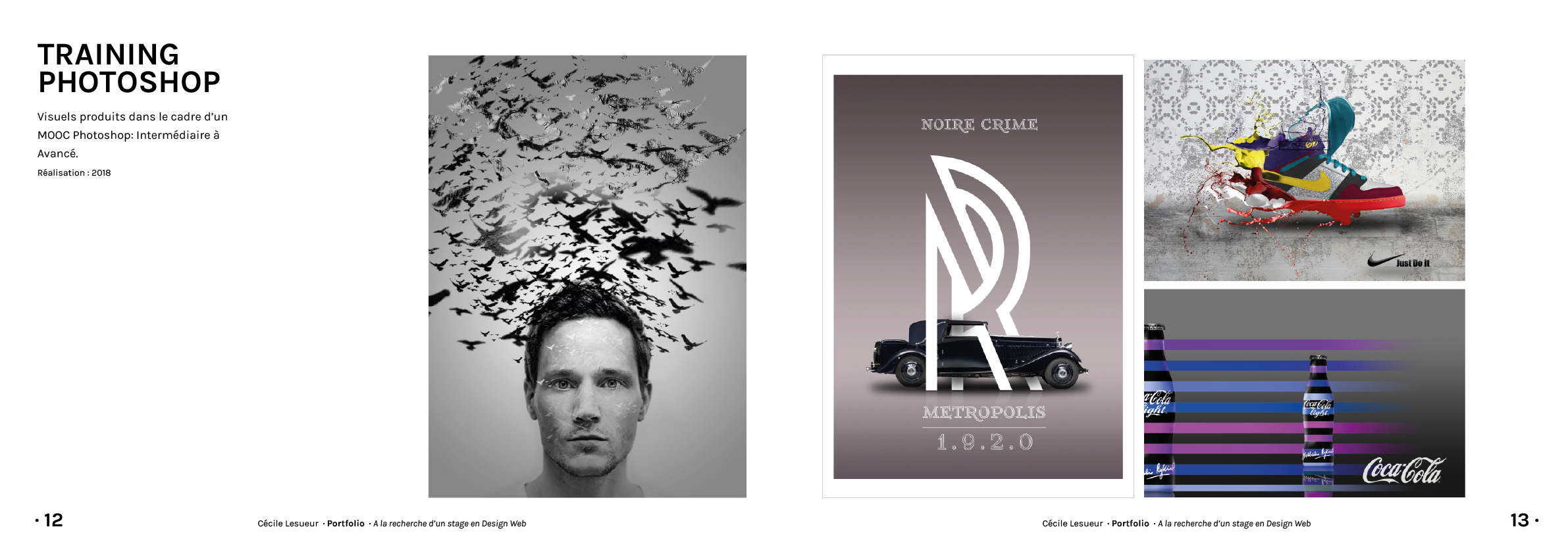 Portfolio Cécile Lesueur - Graphisme - Retouches