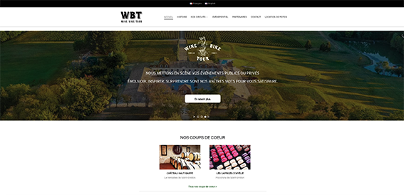 Création et Réalisation du Design du site