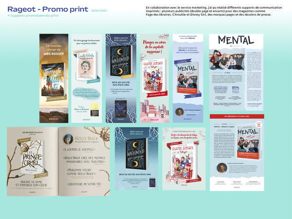 Rageot : Supports promotionnels print