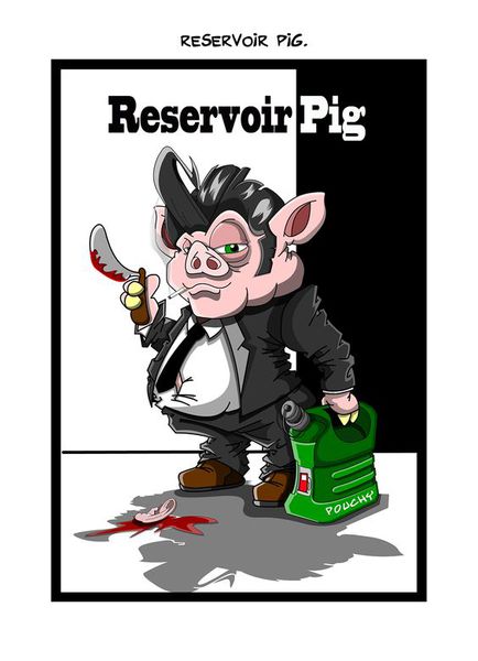 Portfolio / Clin d'oeil - "Reservoir Dog"