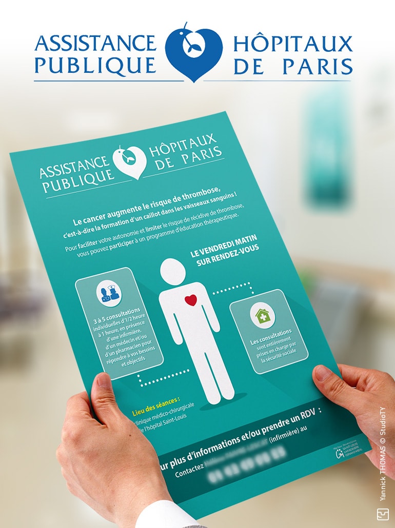 ASSISTANCE PUBLIC HÔPITAUX DE PARIS - Affiche