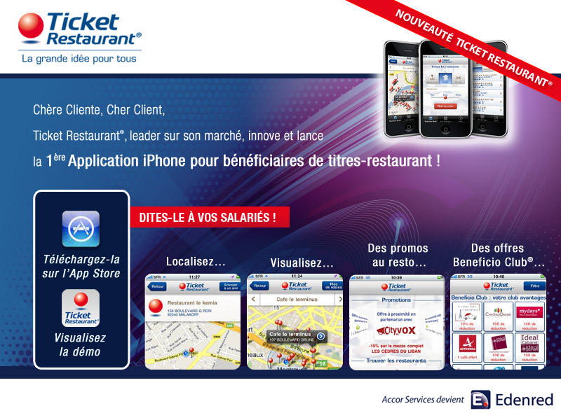 emailing pour une nouvelle application de géolocalisation