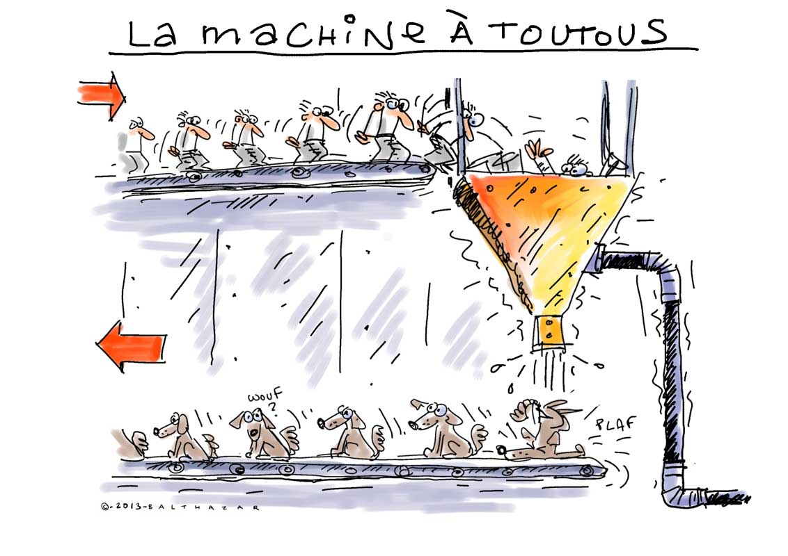 Machine  toutous