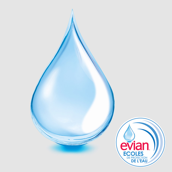 Goutte évian