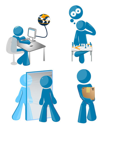 Illustration (personnas) pour elearning