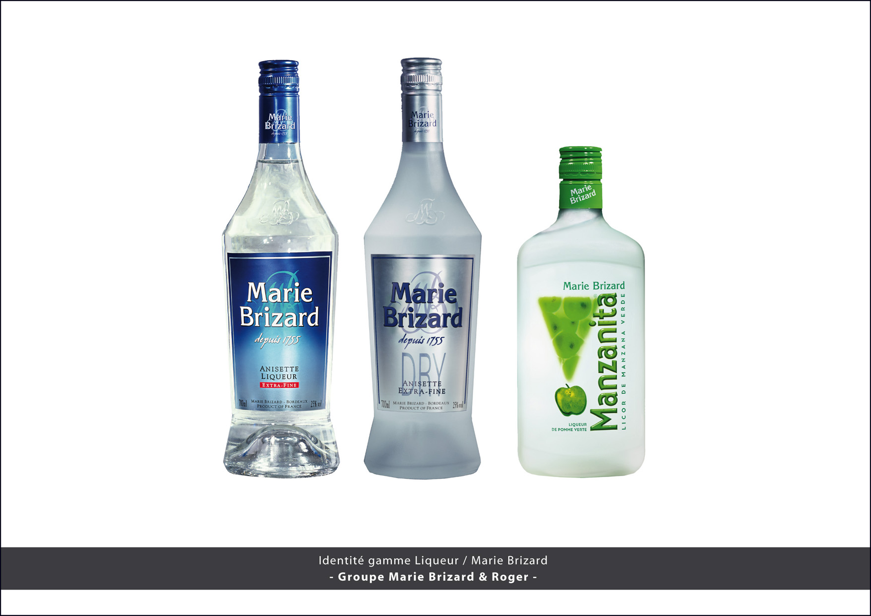 Logo et Packaging Gamme Marie Brizard