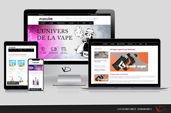 Site e-commerce de cigarette électronique