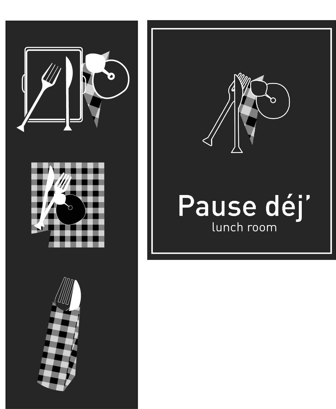 Affiches pour une cafètèria