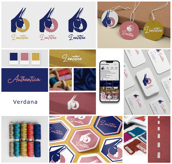 identitée visuelle pour l'Entêtée