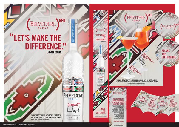 BELVEDERE VODKA - Campagne Red