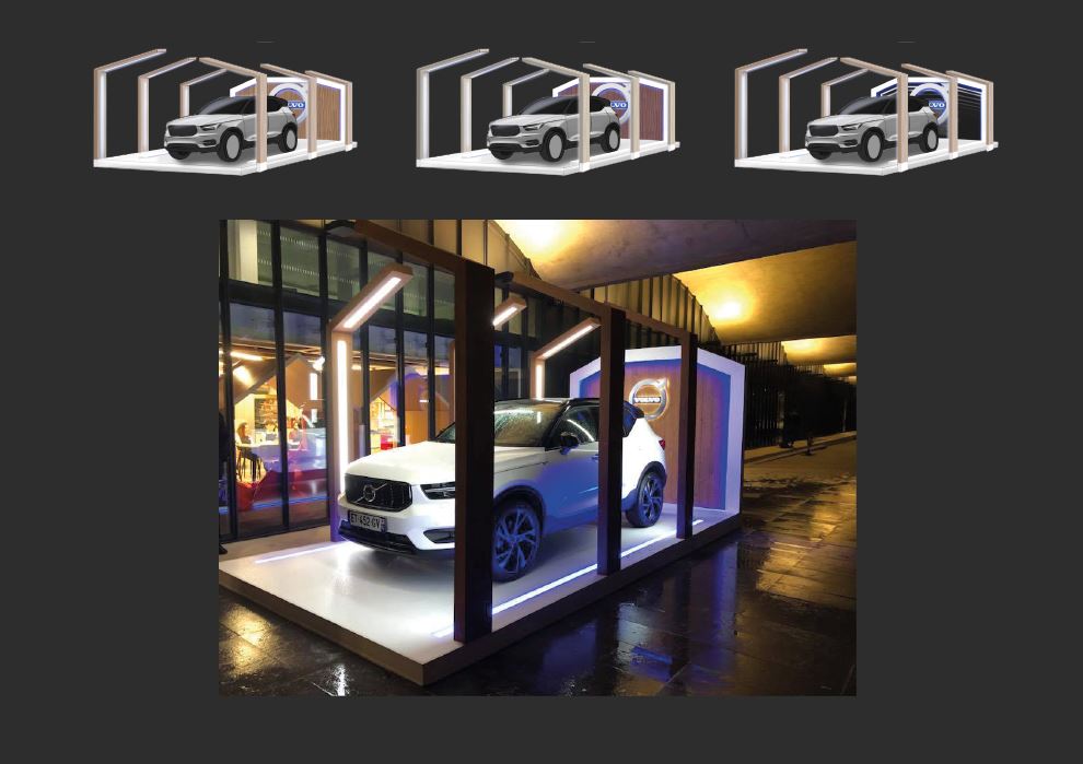 Scénographie pour Volvo