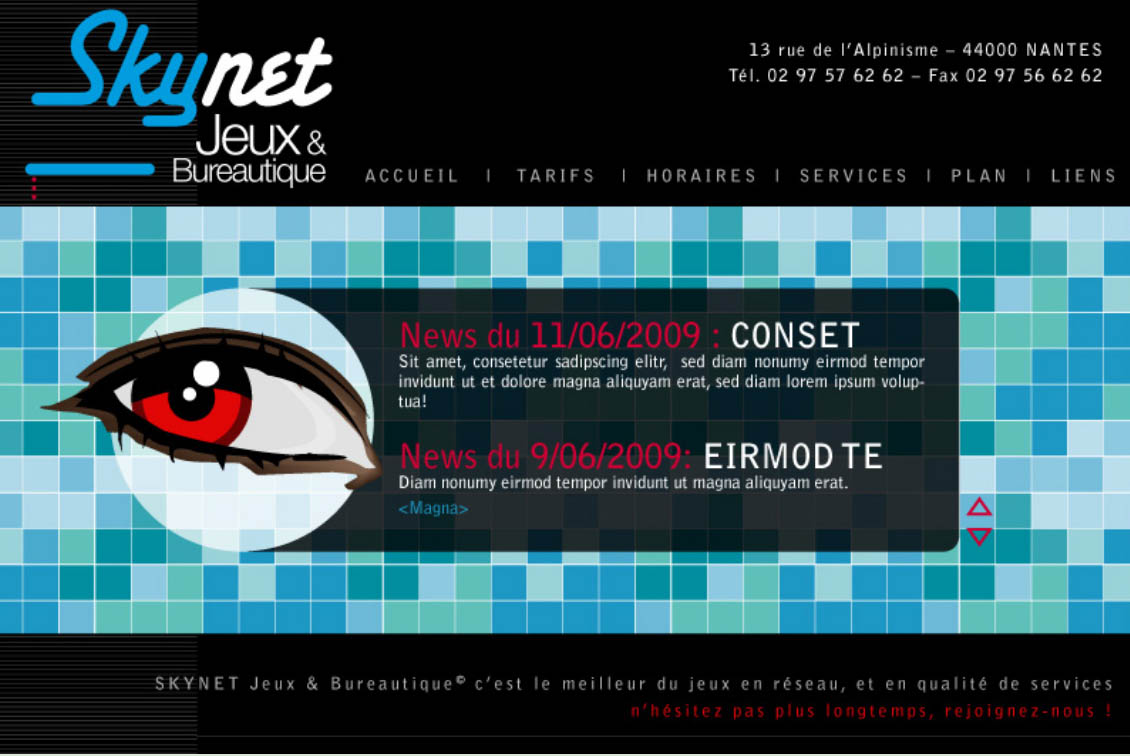 Création design site internet