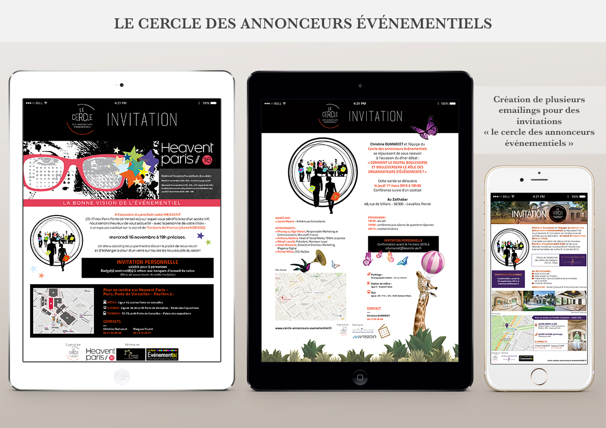 EMAILINGS LE CERCLE