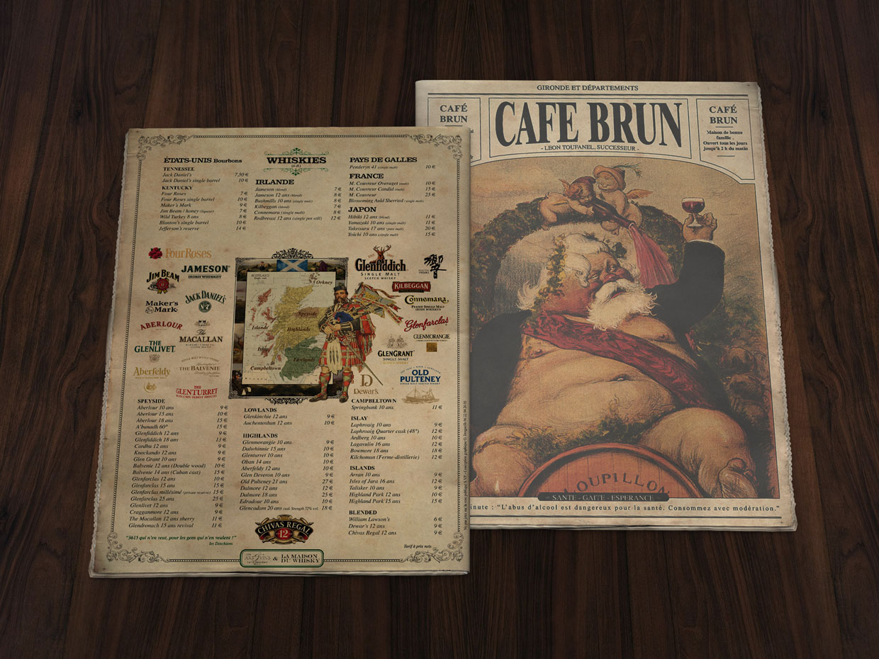 identité visuelle d'un café - Bordeaux3